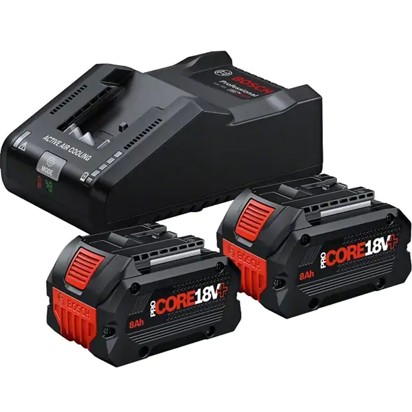 Bosch Set baterija Bosch Set 2x PROCORE18V+ 8.0Ah baterija + punjač GAL 18V-160 C 1600A02X03 + punjač GAL 18V-160 C 1600A02X03 - proizvod na akciji
