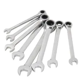 Set kombinovanih ključeva sa čegrtaljkom, 8 kom – KSEIBI 123950