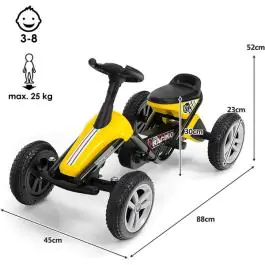 Dečija formula na pedale TS-306 ZU žuta
