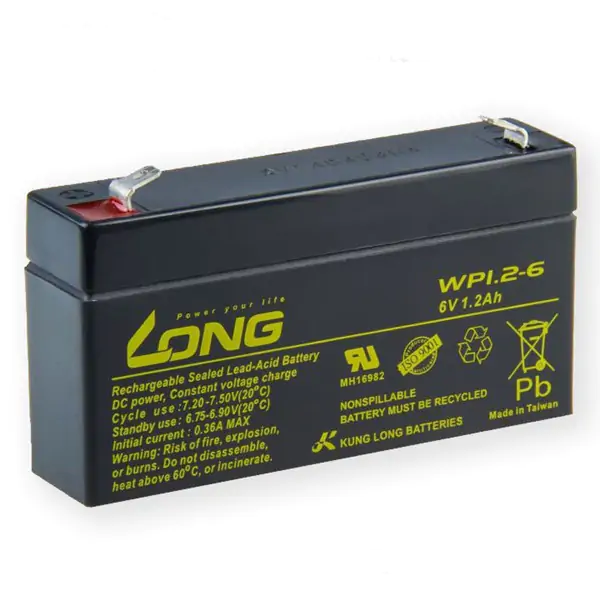 Baterija 6V 1.2Ah WP1.2-6 LONG