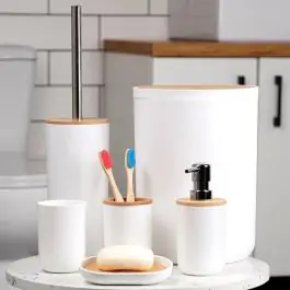 Vilde 568054 set kupatilskih dodataka 6 kom beli