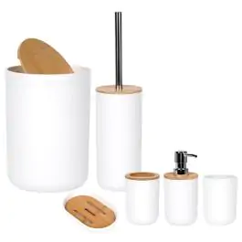 Vilde 568054 set kupatilskih dodataka 6 kom beli