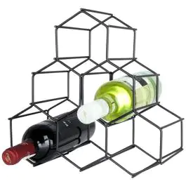 Metalni stalak za vino 29.5 x 28.5cm 6 boca