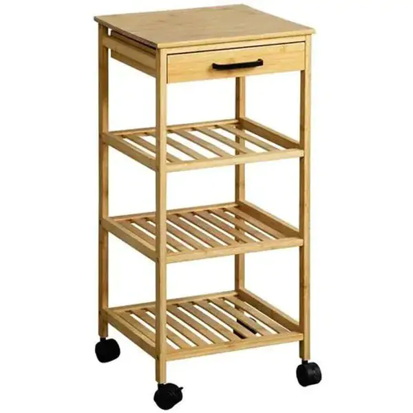 Kesper ksp25819 višenamenska polica sa točkićima 33 x 73 x 33 cm