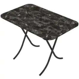 ALESTA AL10030CM sto višenamenski sklopivi tekstura crni mermer 70X100CM