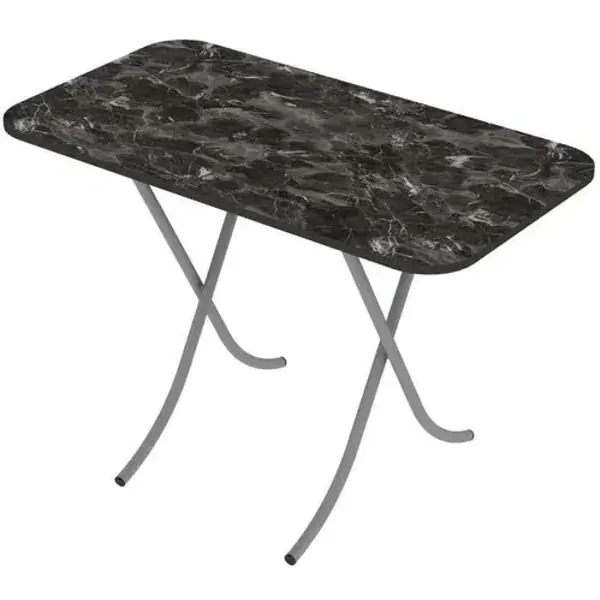 ALESTA AL10029CM sto višenamenski sklopivi tekstura crni mermer 60X110 cm