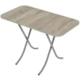 Alesta AL10029WD sto višenamenski sklopivi tekstura drvo hrasta 60X110CM