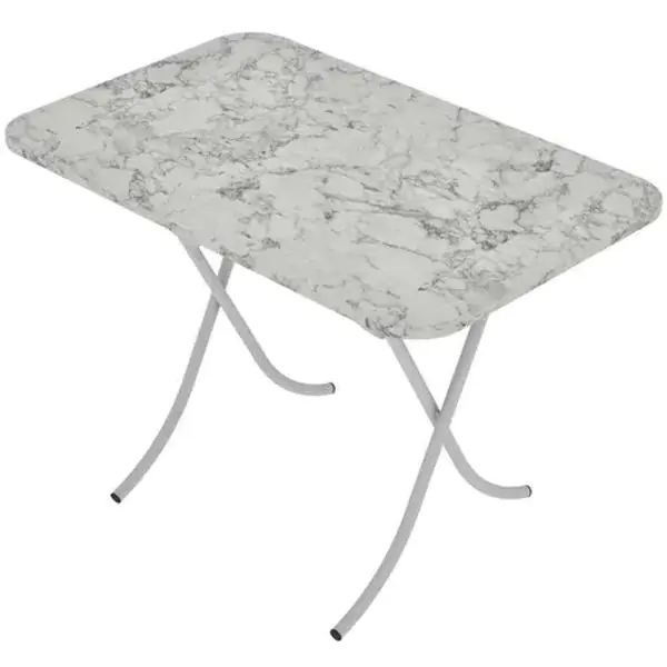 Alesta AL10030BM sto višenamenski sklopivi tekstura beli mermer 70X100CM