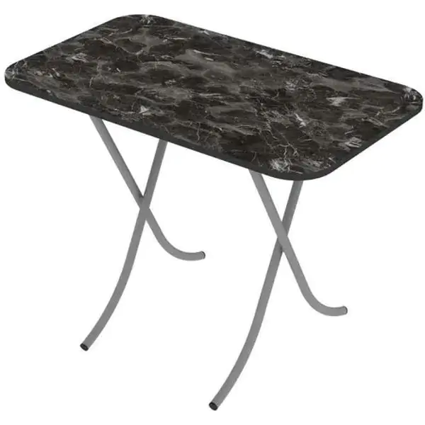 Alesta AL10028CM sto višenamenski sklopivi tekstura crni mermer 60X100CM