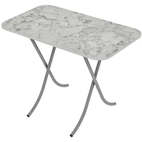 ALESTA AL10028BM sto višenamenski sklopivi tekstura beli mermer 60X100CM