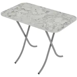 ALESTA AL10028BM sto višenamenski sklopivi tekstura beli mermer 60X100CM