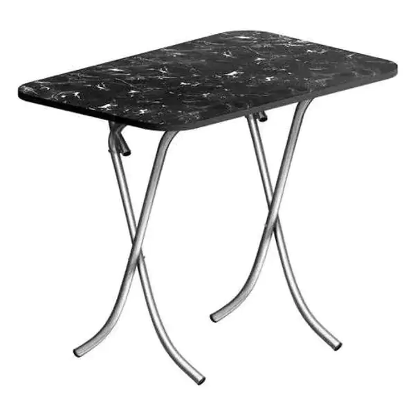 Alesta AL10027CM sto višenamenski sklopivi tekstura crni mermer 60X90CM