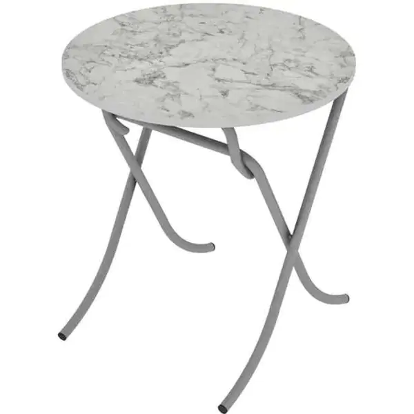 Alesta AL10037BM sto višenamenski sklopivi tekstura beli mermer 70Q