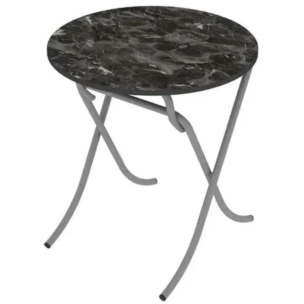 Alesta AL10037CM sto višenamenski sklopivi tekstura crni mermer 70Q