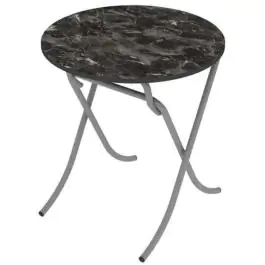 Alesta AL10037CM sto višenamenski sklopivi tekstura crni mermer 70Q