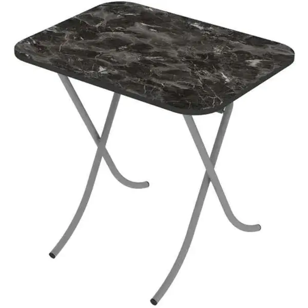 Alesta AL10026CM sto višenamenski sklopivi tekstura crni mermer 60X80CM