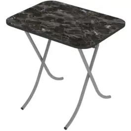 Alesta AL10026CM sto višenamenski sklopivi tekstura crni mermer 60X80CM