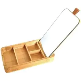 Kinghoff KH1695 kutija za nakit i šminku bambus 24x14x3.5cm