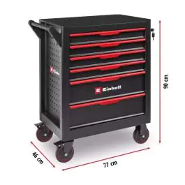 Einhell radionički orman Workshop Trolley 6 fioka nosivost 135 kg