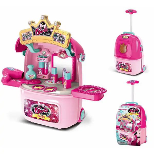 Sara kozmetički set stočić u koferu, 25 dela