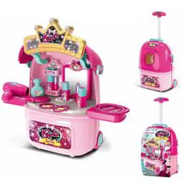 Sara kozmetički set stočić u koferu, 25 dela