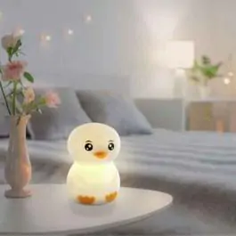 LED Silikonska Lampa punjiva za Decu sa Tajmerom Penguin Leon