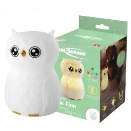 LED Silikonska Lampa punjiva za Decu sa Tajmerom Sova