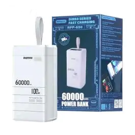 Powerbank DINBA serije RPP-650 100W 60000mAh