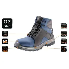 Radna čizma O2 SRC, Nubuk koža, broj 45, NEO TOOLS