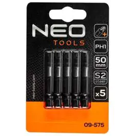 Udarni bit PH1 50mm 5 kom. – NEO TOOLS