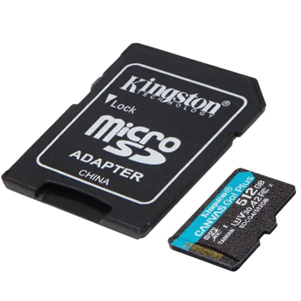 Kingston CanvasGo!Plus microSD kartica 512GB+adapter
