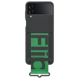 Samsung silikonska maska za Flip 4 + kais, crna