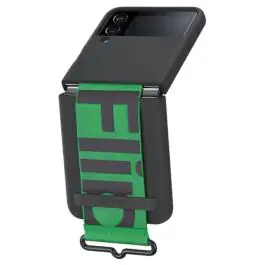 Samsung silikonska maska za Flip 4 + kais, crna