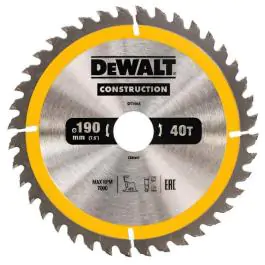 DeWalt DT1945 list za kružnu testeru 190 mm, 40 zuba
