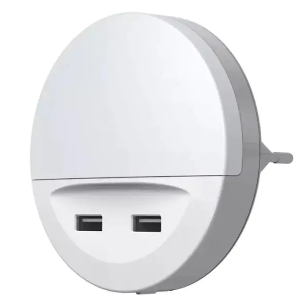 Nocno svetlo LUNETTA + 2 X USB port