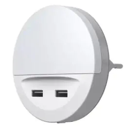 Nocno svetlo LUNETTA + 2 X USB port