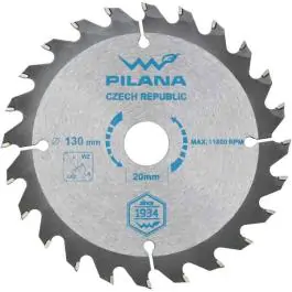PILANA kružna testera za drvo za brusilicu, Vidia 125 x 22.23 mm, 24 zuba
