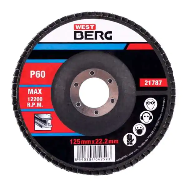 WESTBERG lamelni disk 125mm P60