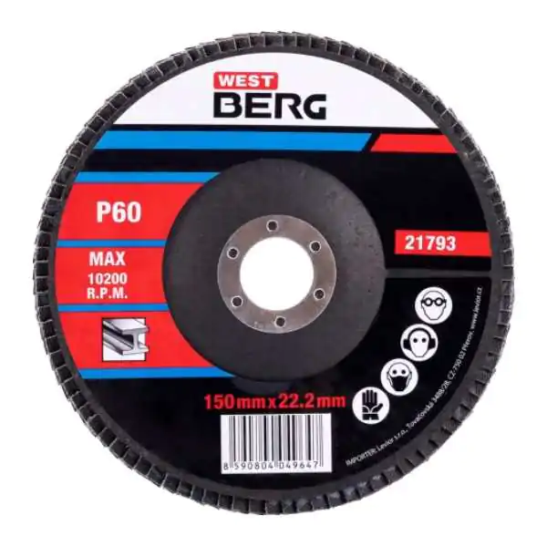 WESTBERG lamelni disk 150mm P60