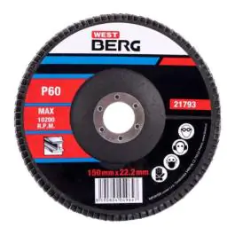 WESTBERG lamelni disk 150mm P60