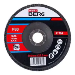 WESTBERG lamelni disk 150mm P80