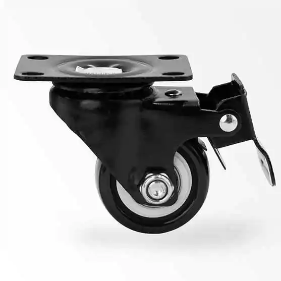 Rezervni točak ojačani okretan sa kočnicom na pločici 50mm