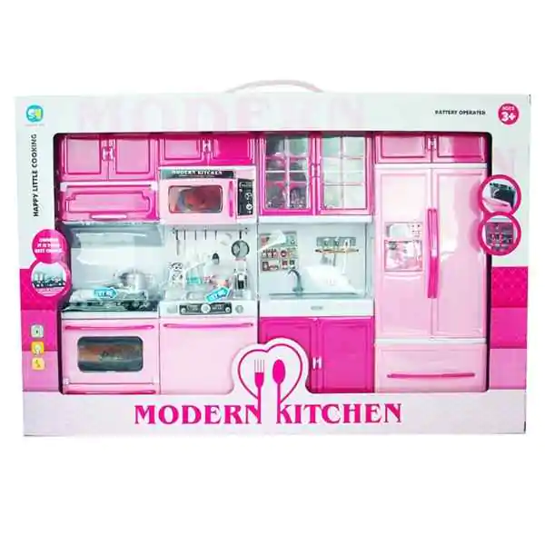 Igračka kuhinja za decu roze boje