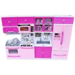 Igračka kuhinja za decu roze boje