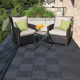 Deking pločica 30x30 cm NATURAL STONE (siva) – MULTY HOME