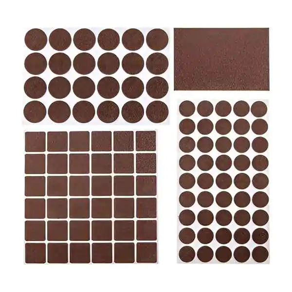 Samolepljivi filc za nogare nameštaja braon TOP TOOLS