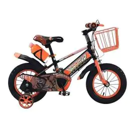 Dečji bicikl, 16", narandžasto-crni