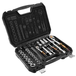 Set nasadnih ključeva, 73 dela, 1/2, 1/4, CrV – NEO TOOLS