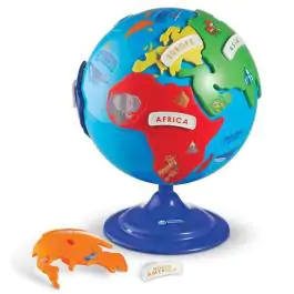 Edukativni globus za decu iz delova