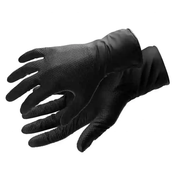 Hogert HT5K774 rukavice nitrilne crne, veličine L i XL, 100 komada